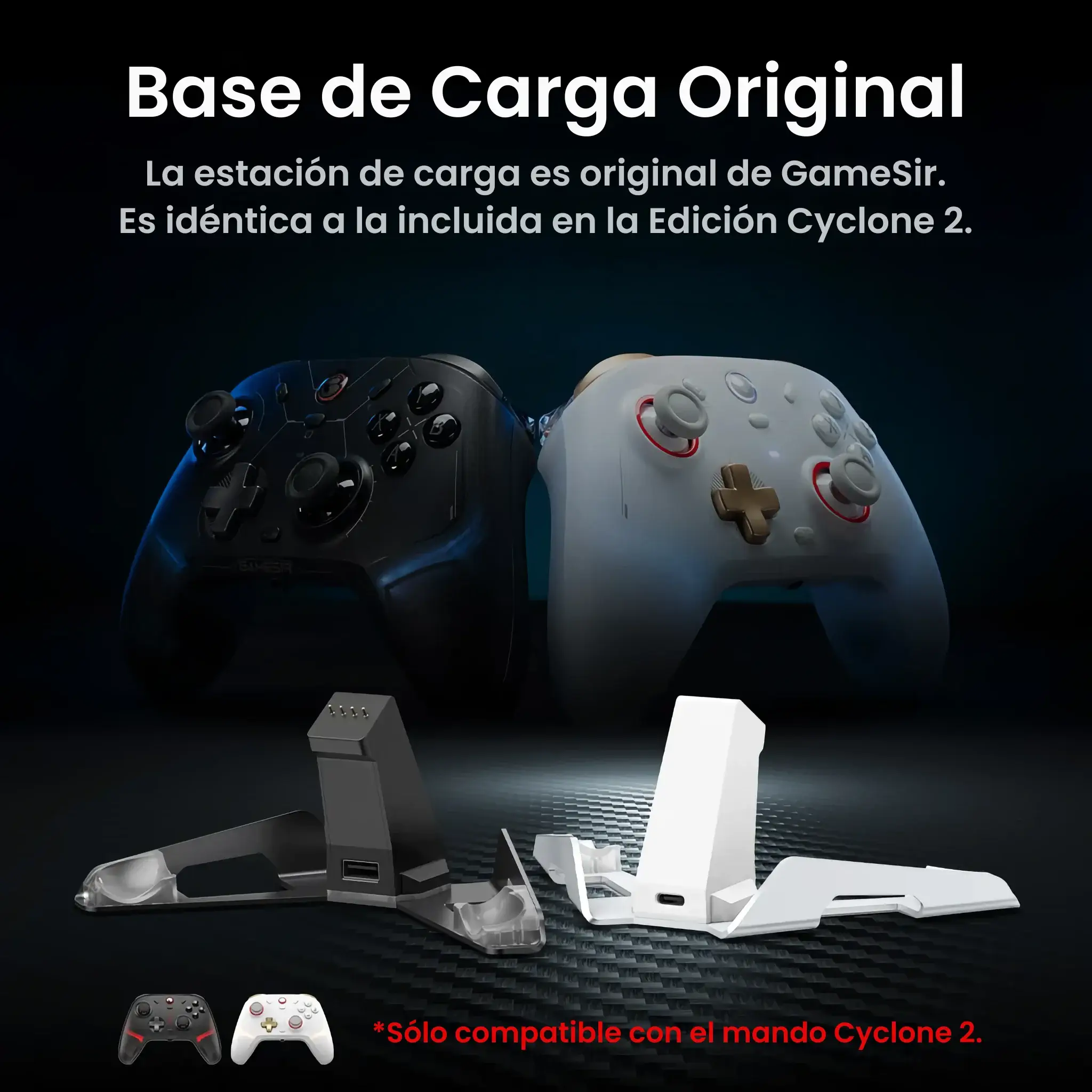 Base_Carga_GameSir_Cyclone_2.02 - GameSir Base de Carga para Cyclone 2 Negro | GameSir.es