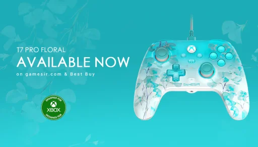 Blog_GameSir_T7_Pro_Floral.01 - GameSir T7 Pro Floral - Estilo floral con alto rendimiento