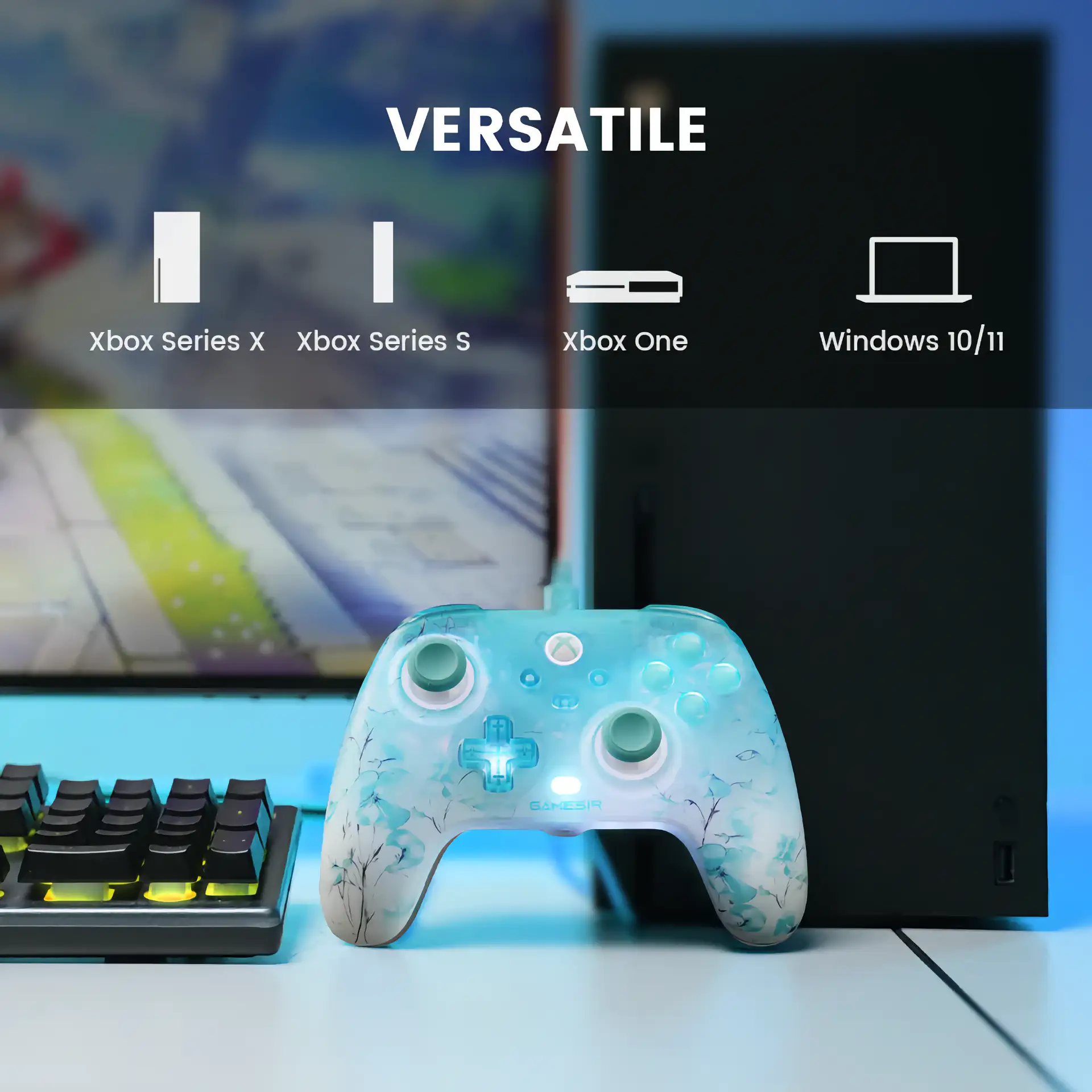 GameSir T7 Pro Floral - Cuando el estilo se une al rendimiento Blog_GameSir_T7_Pro_Floral.02 - GameSir T7 Pro Floral - Estilo floral con alto rendimiento
