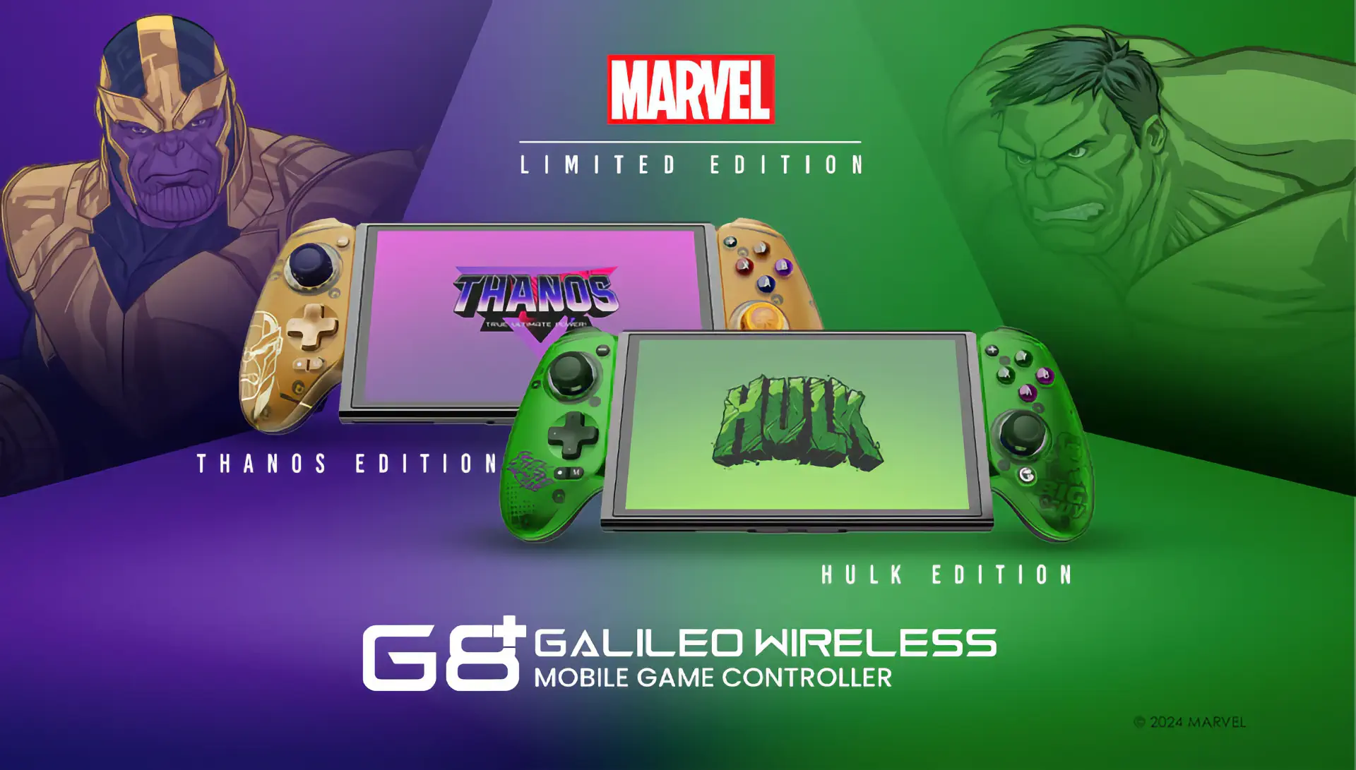 Blog_Mando_Movil_Bluetooth_GameSir_G8_Plus_Edicion_Limitada_Hulk_Thanos.01 - Mando para móvil con Bluetooth GameSir G8 Plus: Edición Limitada de Hulk y Thanos | GameSir.es