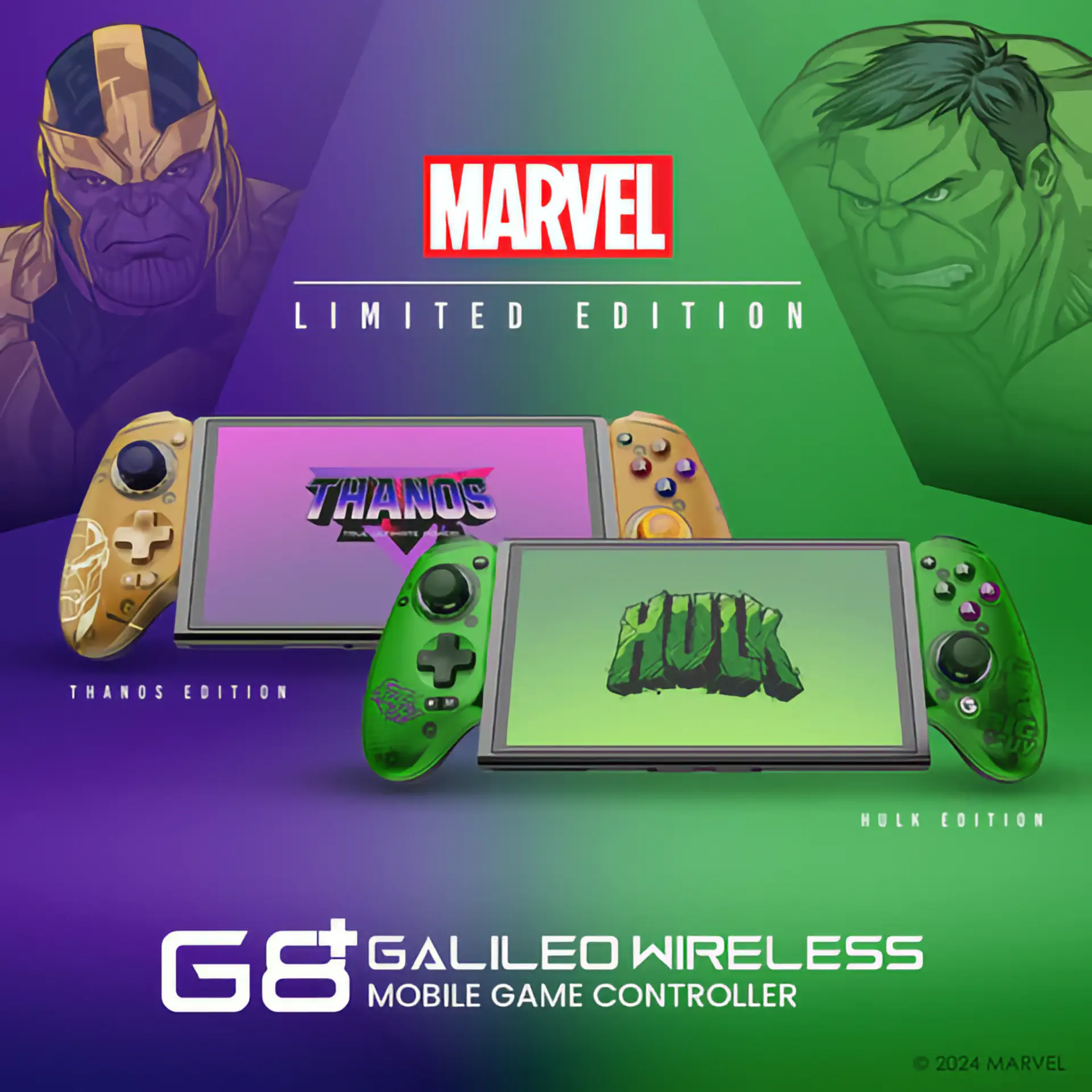 Mando para móvil con Bluetooth GameSir G8 Plus: Edición Limitada de Hulk y Thanos Blog_Mando_Movil_Bluetooth_GameSir_G8_Plus_Edicion_Limitada_Hulk_Thanos.02 - Mando para móvil con Bluetooth GameSir G8 Plus: Edición Limitada de Hulk y Thanos | GameSir.es