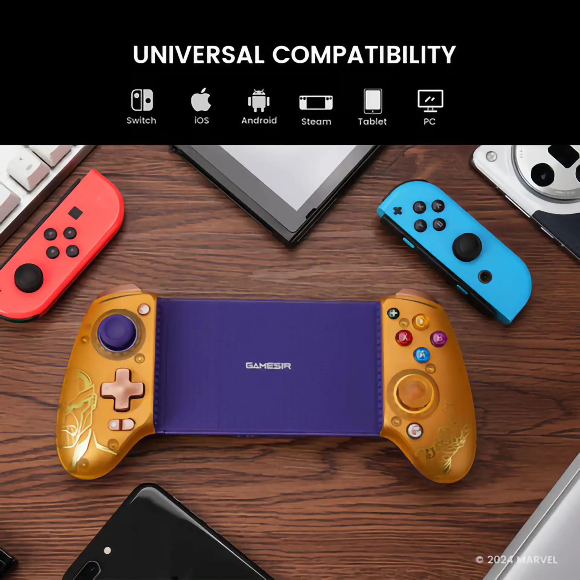 Mando para móvil con Bluetooth GameSir G8 Plus: Edición Limitada de Hulk y Thanos Blog_Mando_Movil_Bluetooth_GameSir_G8_Plus_Edicion_Limitada_Hulk_Thanos.04 - Mando para móvil con Bluetooth GameSir G8 Plus: Edición Limitada de Hulk y Thanos | GameSir.es