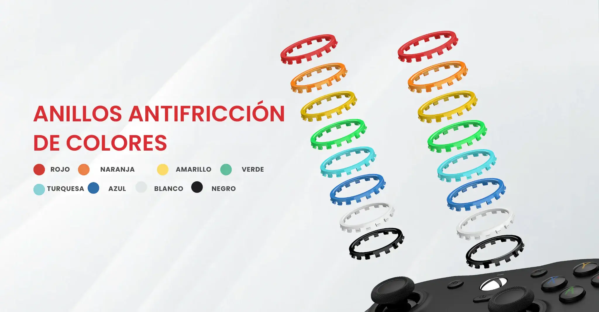 GameSir_Anillos_Antifriccion.06 - Anillos Antifricción para Mandos GameSir G7 / G7 SE / G7 HE / G8 | GameSir.es