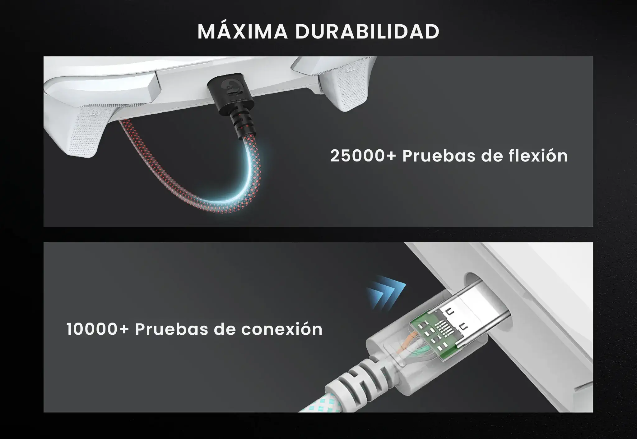 GameSir_Cable_USB_3M.05 - Cable USB Verde Trenzado para Mandos GameSir | GameSir.es