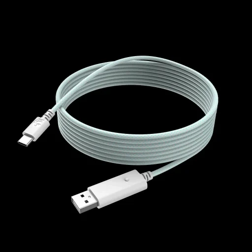 GameSir_Cable_USB_3M_Verde.01 - Cable USB Verde Trenzado para Mandos GameSir | GameSir.es