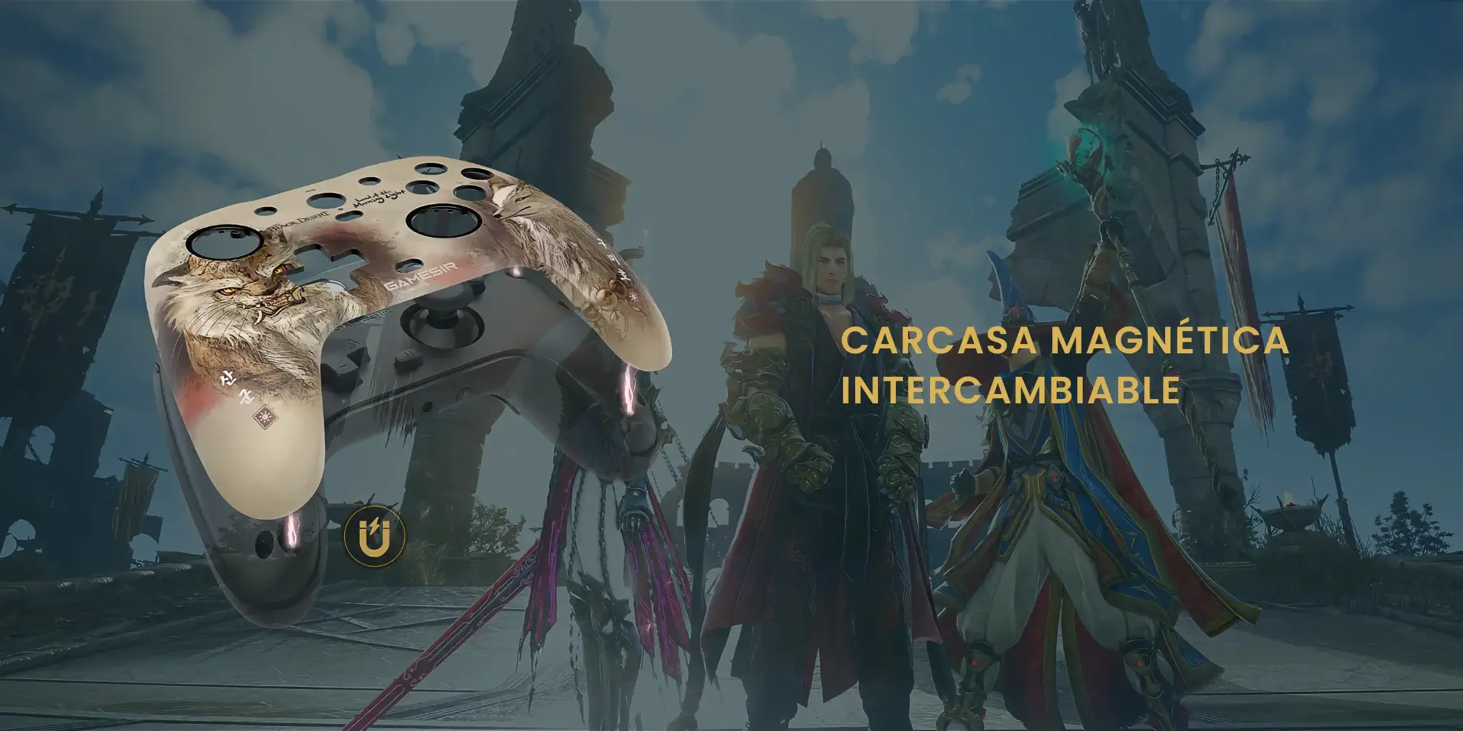 GameSir Carcasa - Edición Limitada Black Desert - G7 / G7 SE / G7 HE GameSir_Carcasa_Black_Desert.06 - Carcasa Black Desert Edición Limitada Intercambiable para Mandos GameSir | GameSir.es