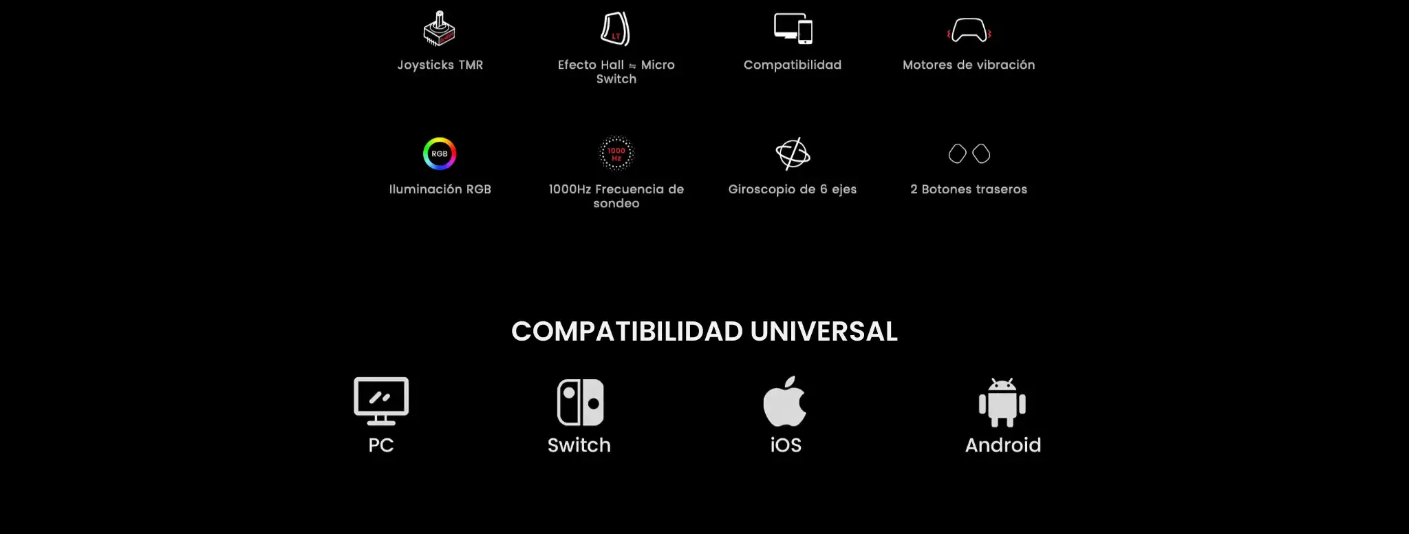 GameSir_Cyclone_2.02 - GameSir Cyclone 2 - Blanco - Mando para PC, Switch y Móvil | GameSir.es