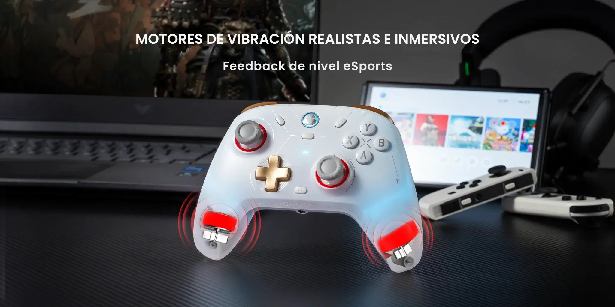 GameSir_Cyclone_2.06 - GameSir Cyclone 2 - Blanco - Mando para PC, Switch y Móvil | GameSir.es