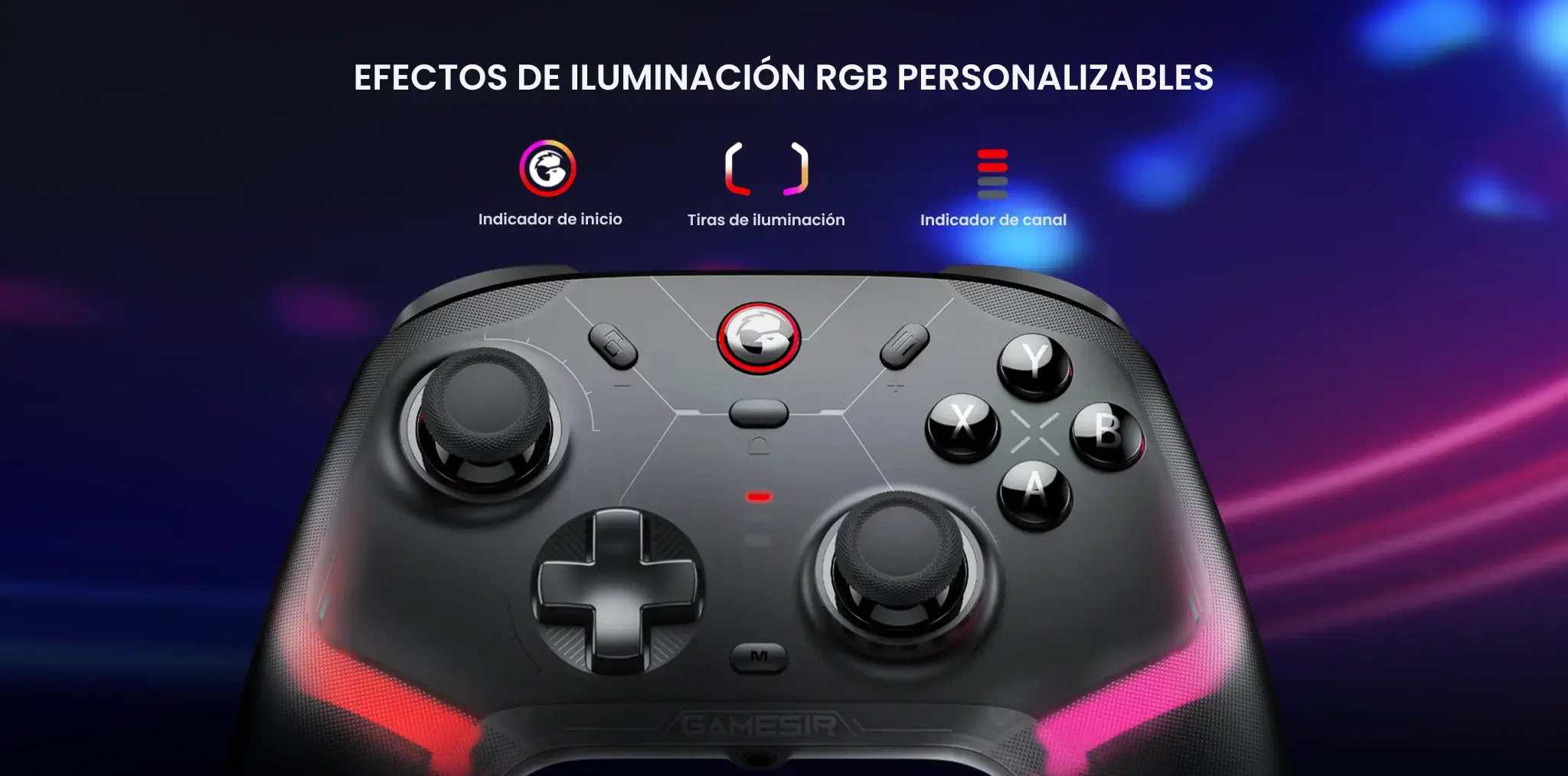 GameSir_Cyclone_2.08 - GameSir Cyclone 2 - Blanco - Mando para PC, Switch y Móvil | GameSir.es