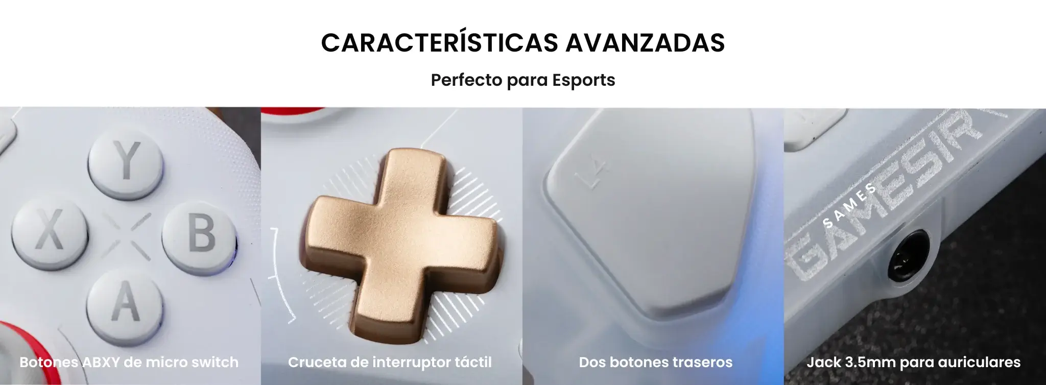 GameSir_Cyclone_2.13 - GameSir Cyclone 2 - Blanco - Mando para PC, Switch y Móvil | GameSir.es