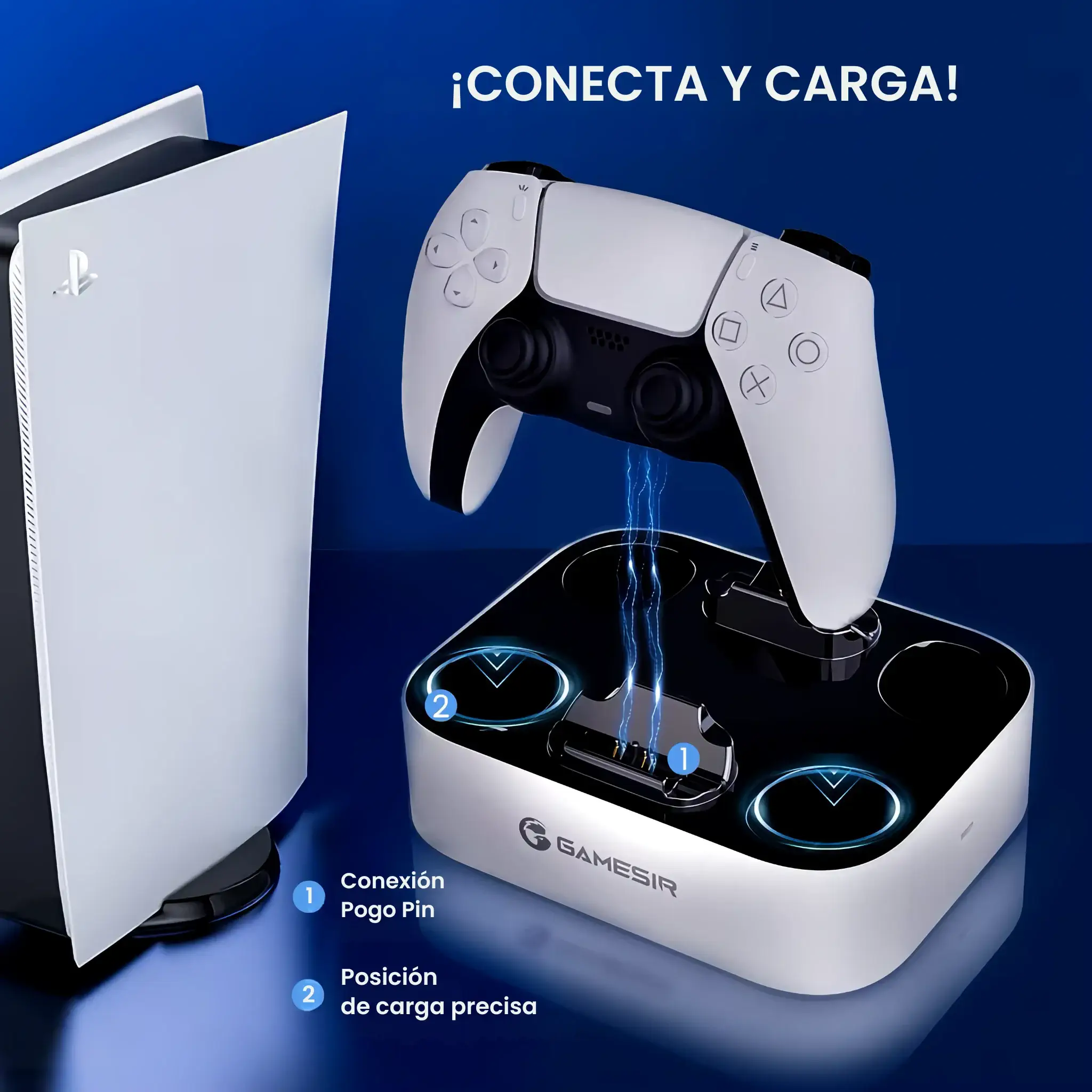 GameSir_Estacion_Carga_Mando_PS5.08 - Estación de Carga para Mandos PS5 de GameSir | GameSir.es