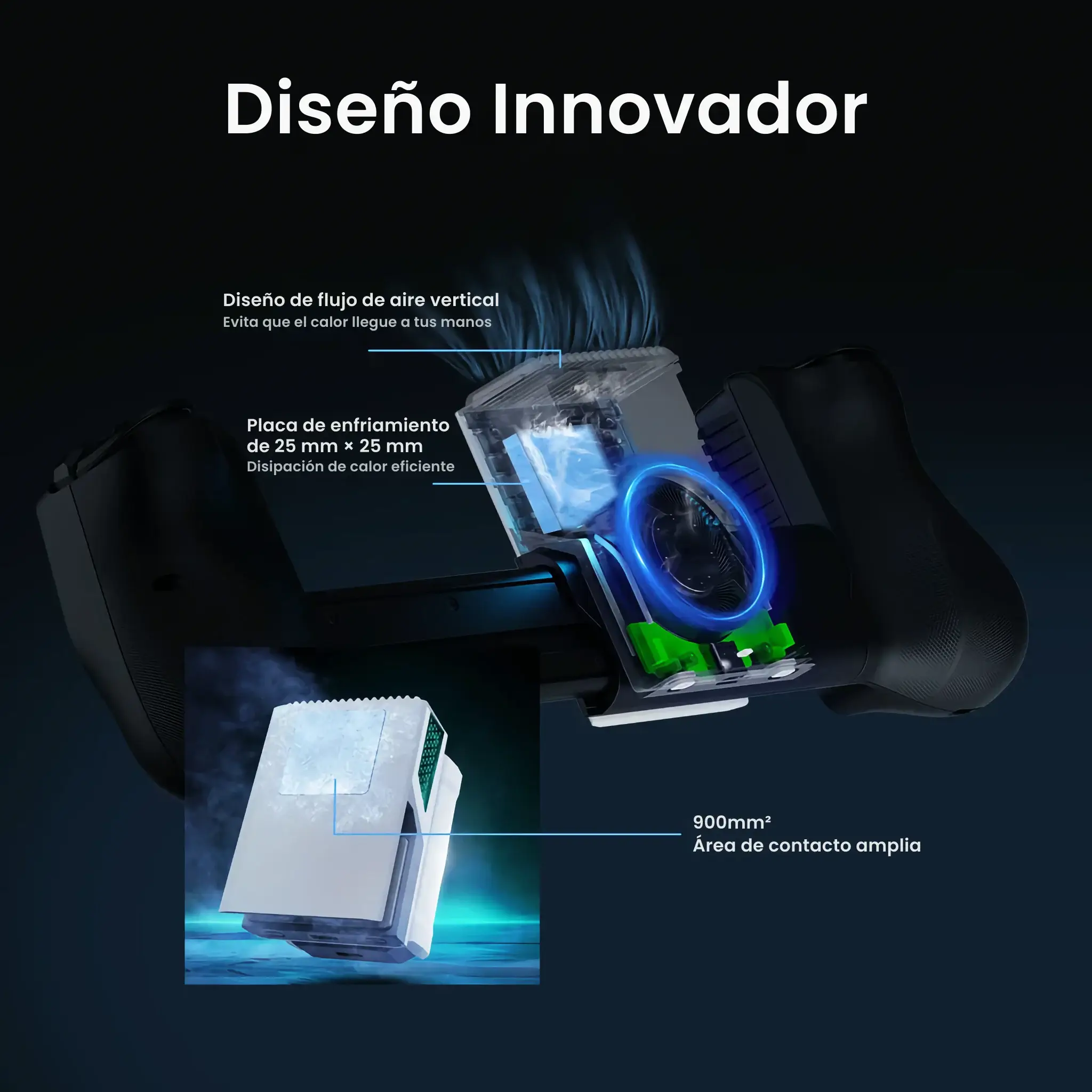 GameSir_FX5_Lite.07 - GameSir FX5 Lite Ventilador Mando para Móvil - X5 Series | GameSir.es