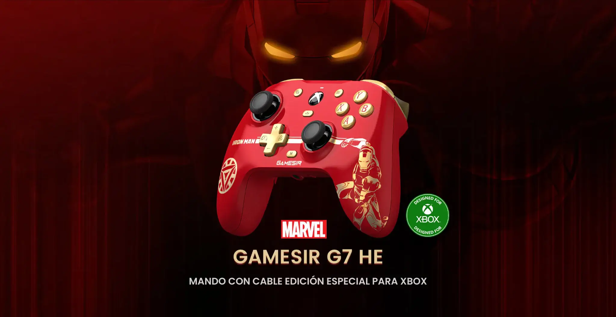 GameSir_G7_HE_Iron_Man.07 - GameSir G7 HE - Edición Limitada Iron Man - Mando para Xbox y PC | GameSir.es