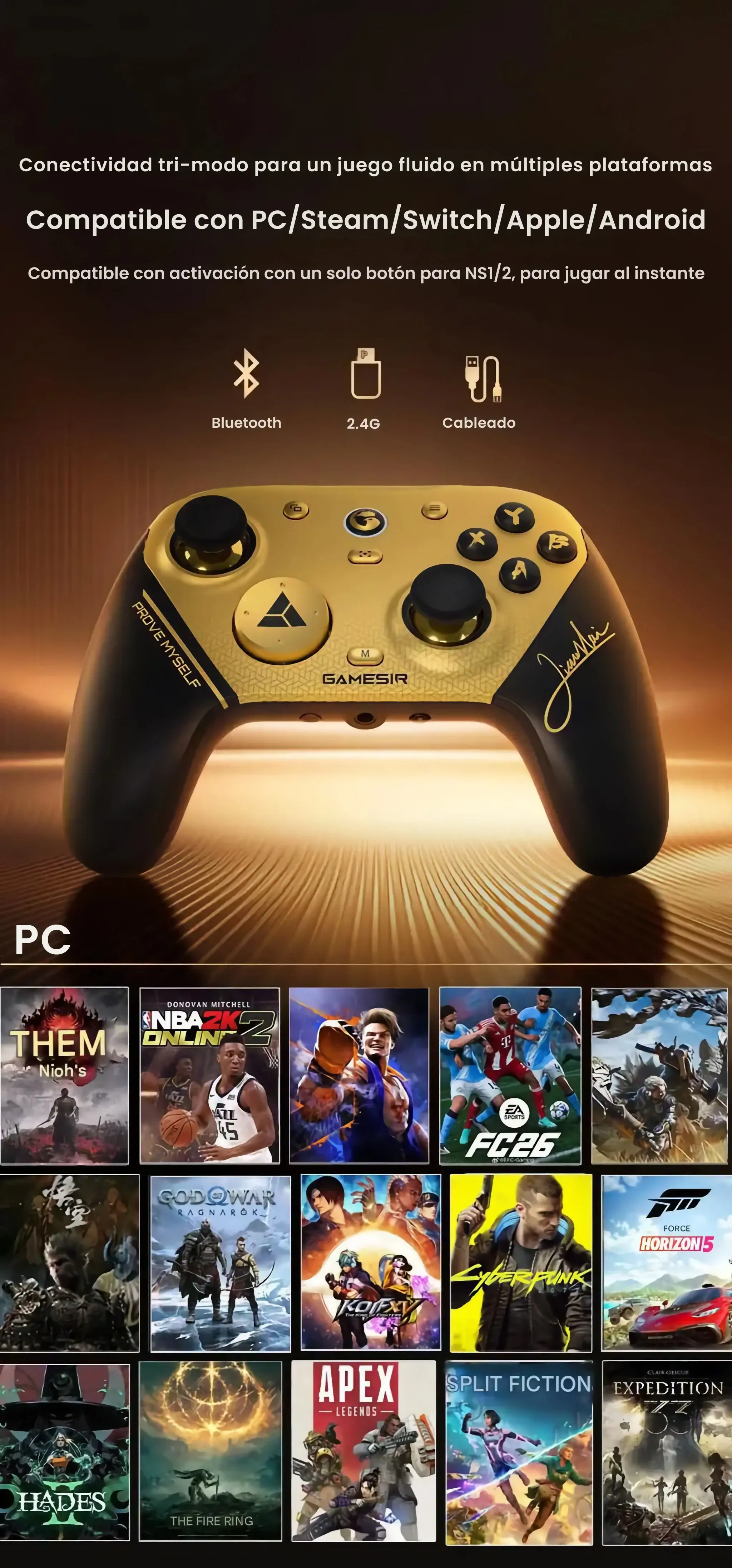 GameSir_G7_Pro_8K_Edicion_Campeon.10 - GameSir G7 Pro 8K - Edición Campeón - Mando para PC, Switch y Móvil | GameSir.es