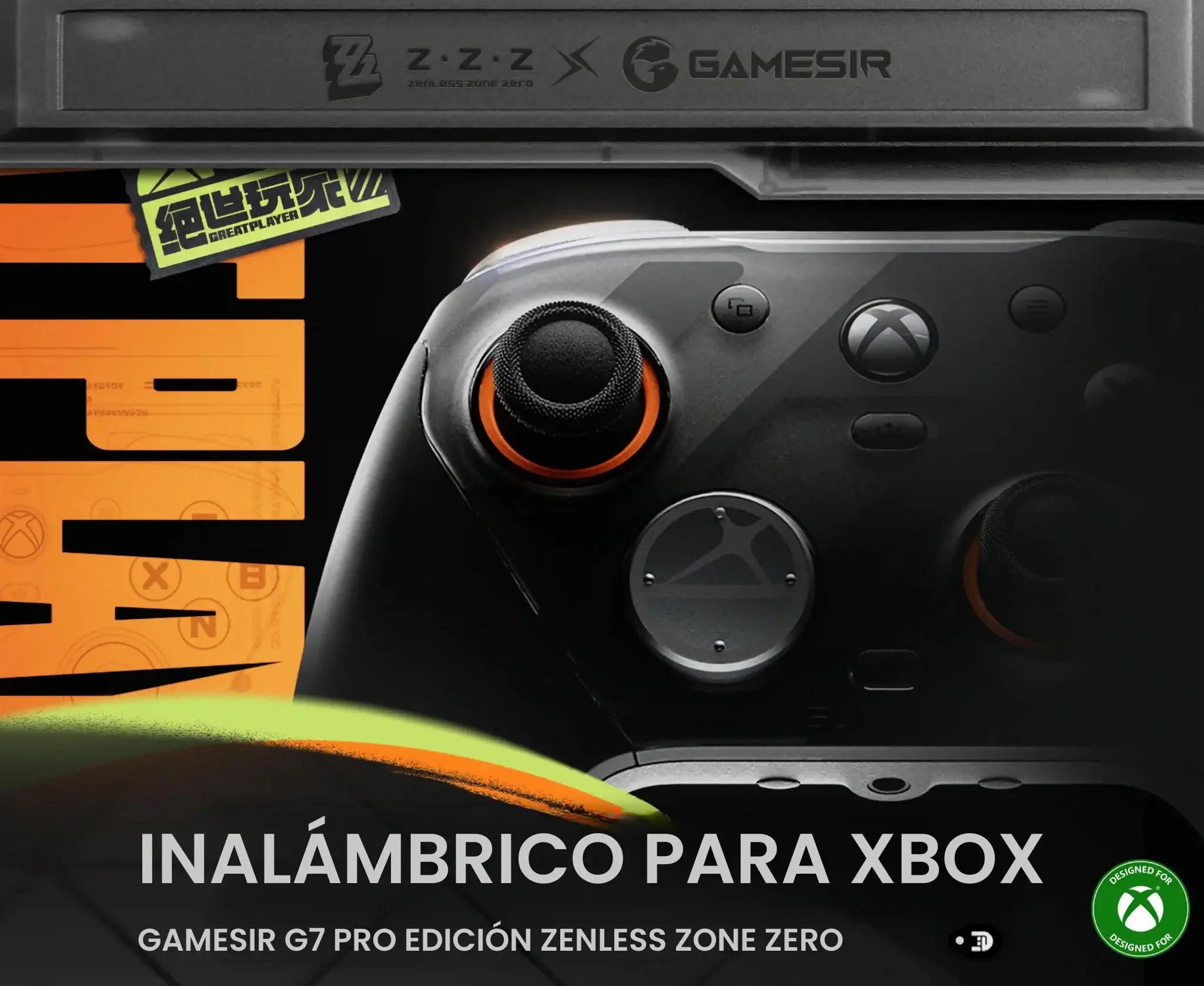 GameSir_G7_Pro_Edición_Zenless_Zone_Zero.09 - GameSir G7 Pro - Edición Zenless Zone Zero - Mando para Xbox, Android y PC | GameSir.es