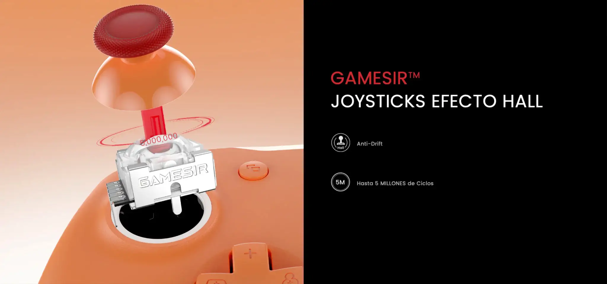 GameSir_G7_SE.03 - GameSir G7 SE - Naranja Vibrante - Mando para Xbox y PC | GameSir.es