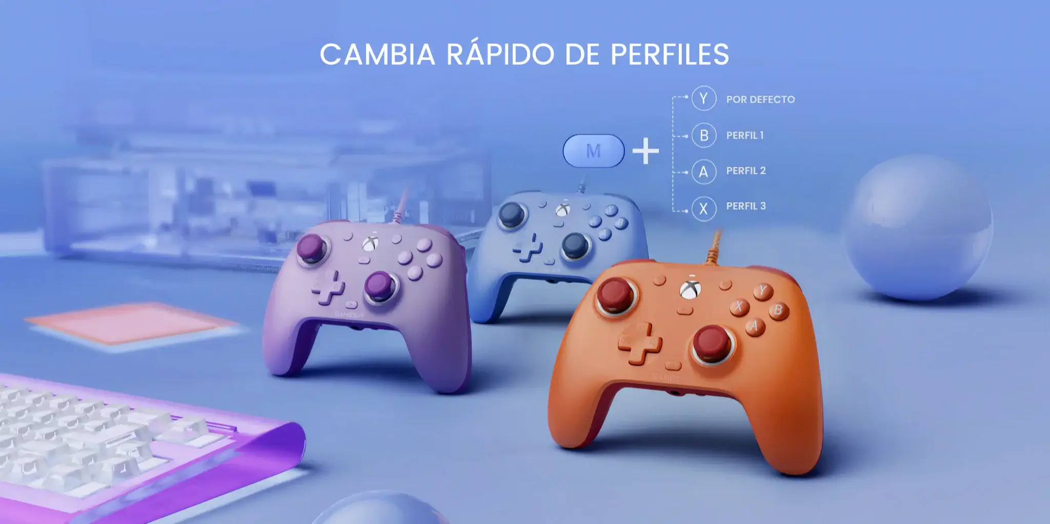 GameSir_G7_SE.09 - GameSir G7 SE - Naranja Vibrante - Mando para Xbox y PC | GameSir.es