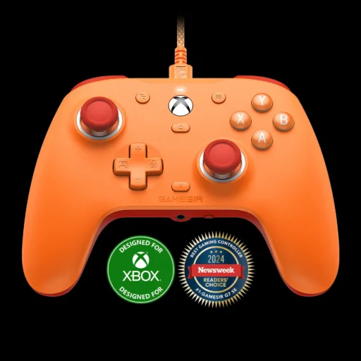 GameSir_G7_SE_Naranja_Vibrante.01 - GameSir G7 SE - Naranja Vibrante - Mando para Xbox y PC | GameSir.es
