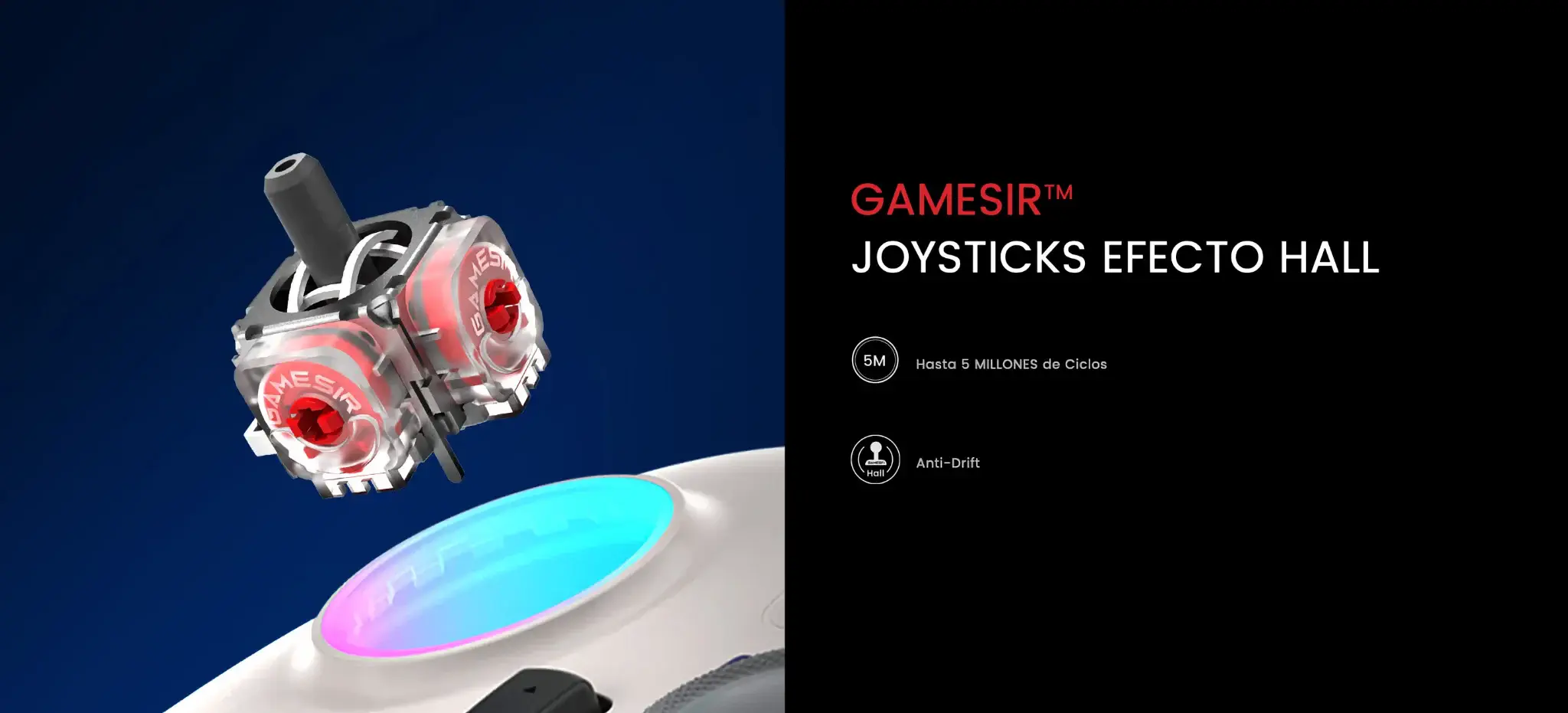 GameSir_Nova.02 - GameSir Nova - Azul Neón - Mando para Switch, PC y Móvil | GameSir.es