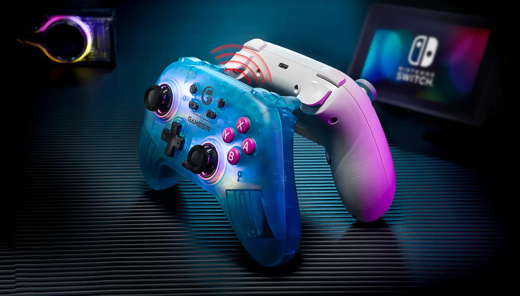 GameSir_Nova.05 - GameSir Nova - Azul Neón - Mando para Switch, PC y Móvil | GameSir.es