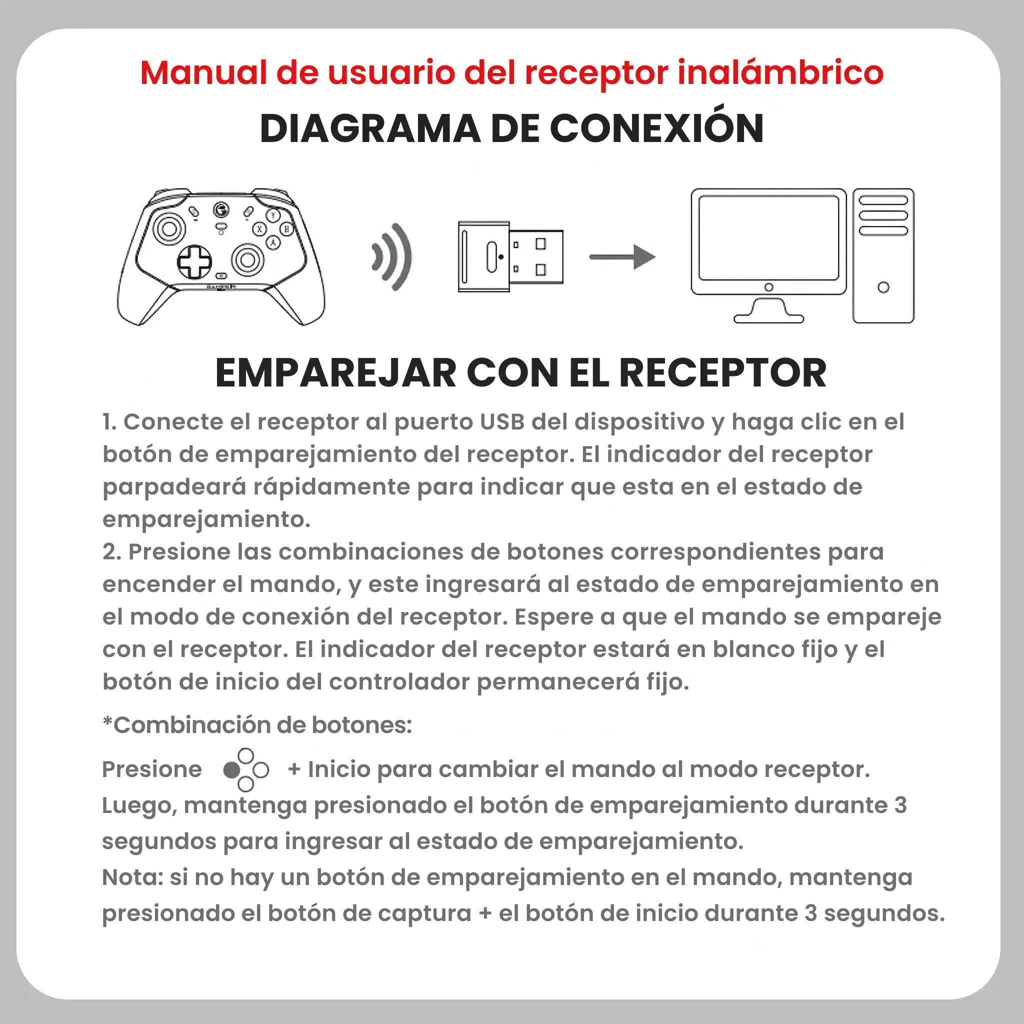 GameSir_Receptor_G8_Plus_T4_Cyclone_T4_Cyclone_Pro.06 - Receptor Inalámbrico para Mandos G8 Plus, T4 Cyclone y Pro | GameSir.es