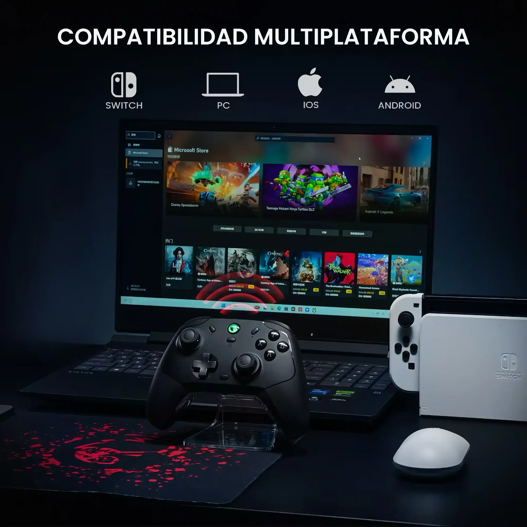 GameSir_T4_Cyclone_Pro.08 - GameSir T4 Cyclone Pro - Blanco - Mando para PC, Switch y Móvil | GameSir.es