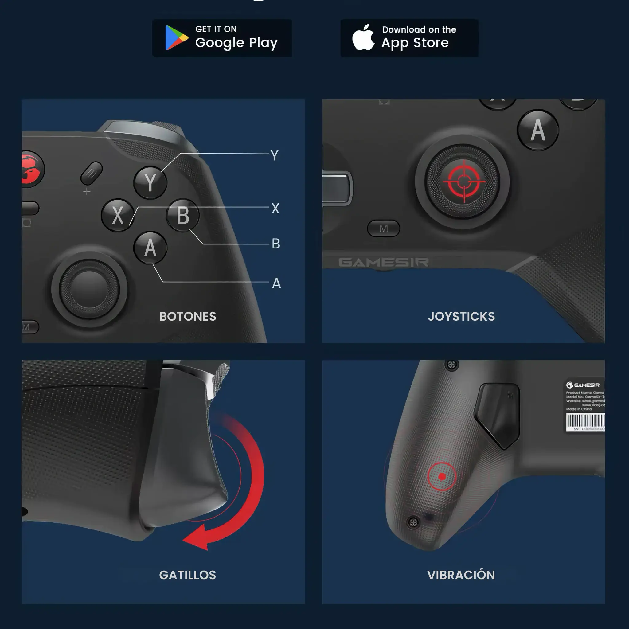 GameSir_T4_Cyclone_Pro.12 - GameSir T4 Cyclone Pro - Blanco - Mando para PC, Switch y Móvil | GameSir.es