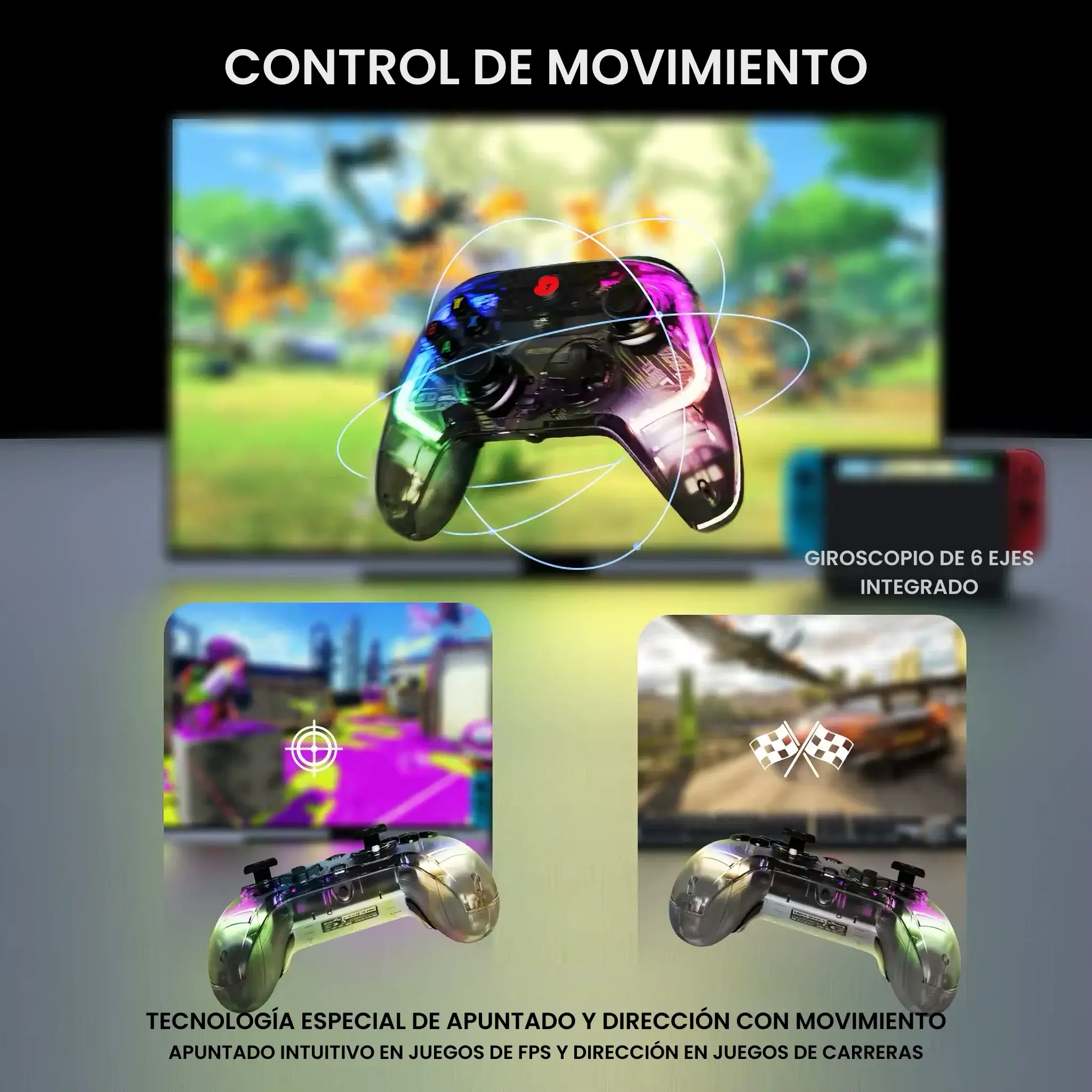GameSir T4 Kaleid - Mando para PC, Switch y Android GameSir_T4_Kaleid.11 - GameSir T4 Kaleid - Mando para PC, Switch y Android | GameSir.es