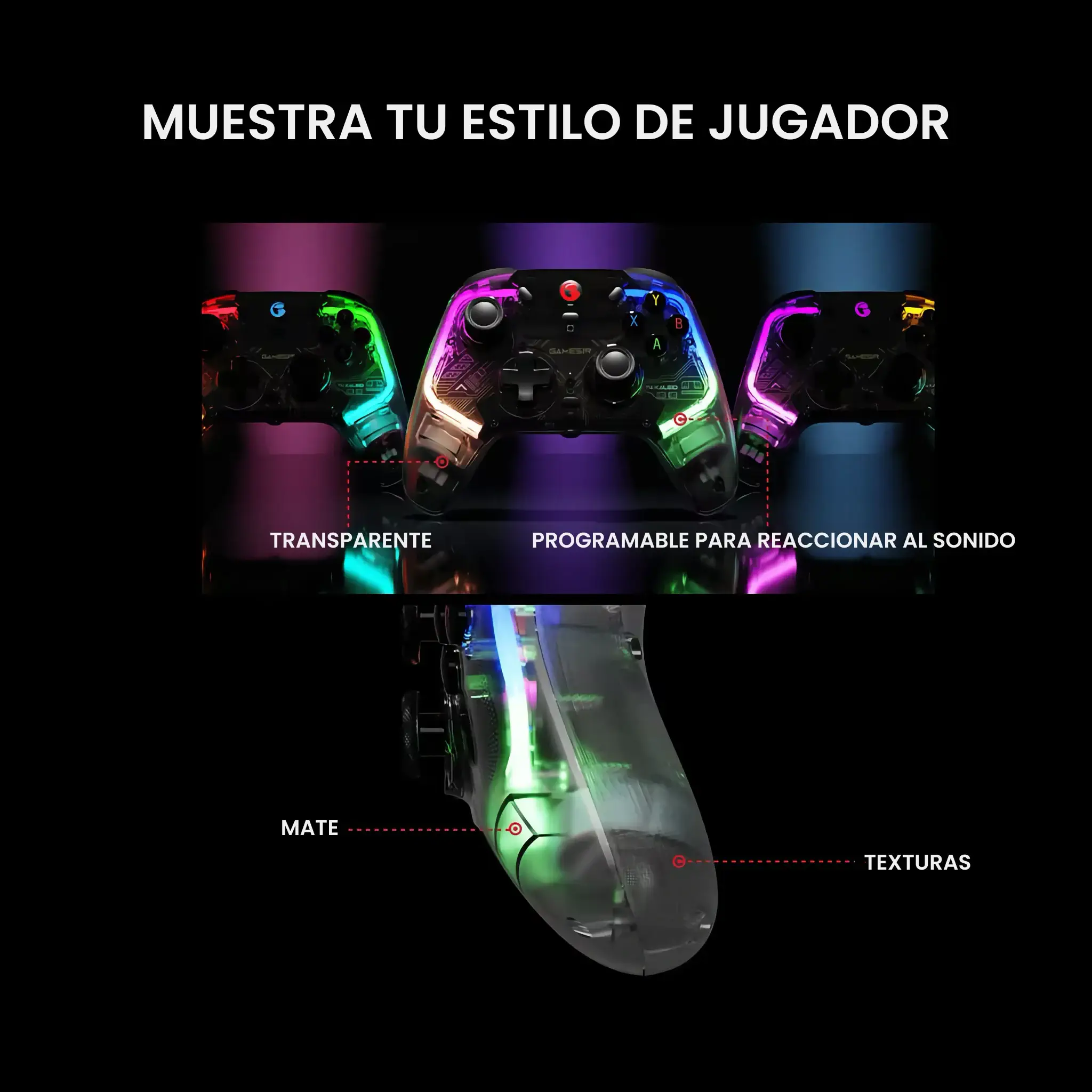 GameSir T4 Kaleid - Mando para PC, Switch y Android GameSir_T4_Kaleid.14 - GameSir T4 Kaleid - Mando para PC, Switch y Android | GameSir.es