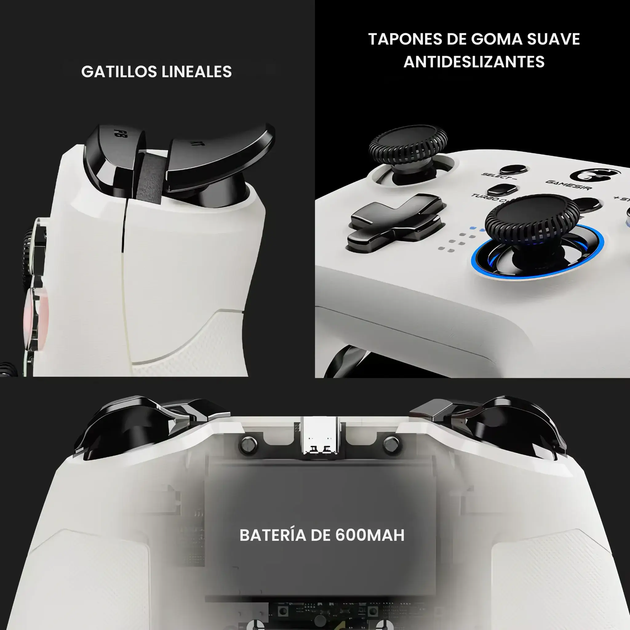 GameSir_T4_Pro_Blanco.16 - GameSir T4 Pro - Blanco - Mando para PC, Switch y Móvil | GameSir.es