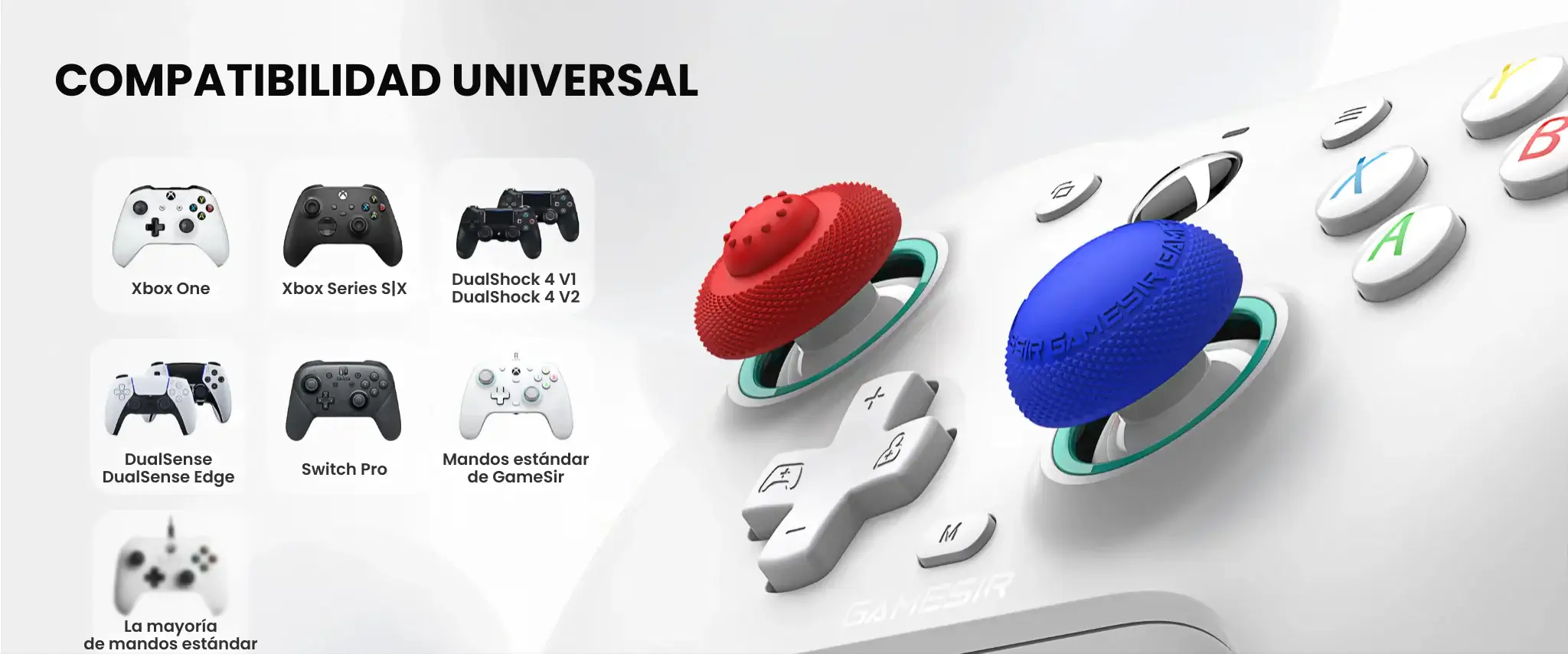 GameSir_Tapones_Joystick.03 - Tapones para Joysticks (Negros) GameSir | GameSir.es