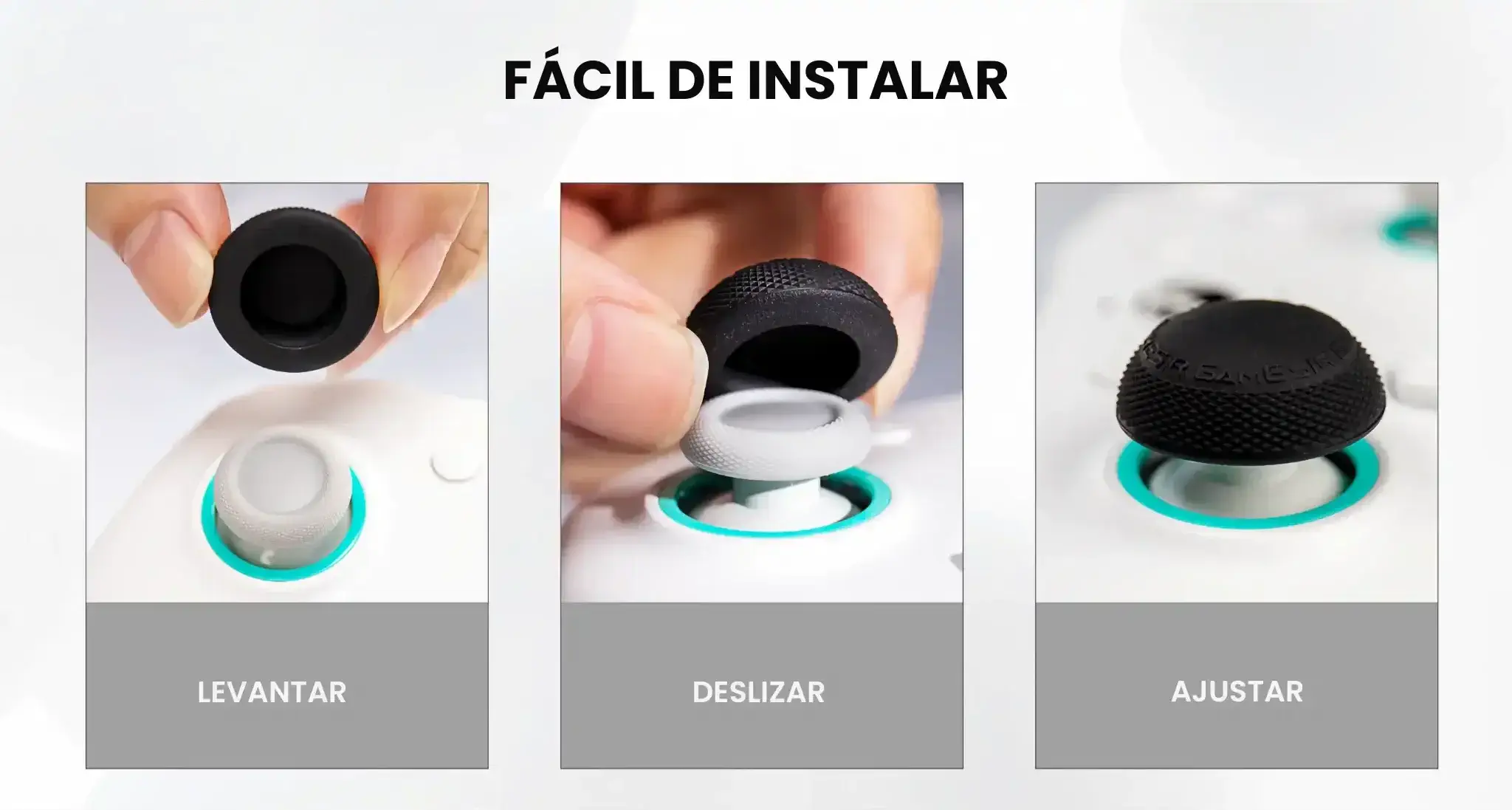 GameSir_Tapones_Joystick.04 - Tapones para Joysticks (Negros) GameSir | GameSir.es