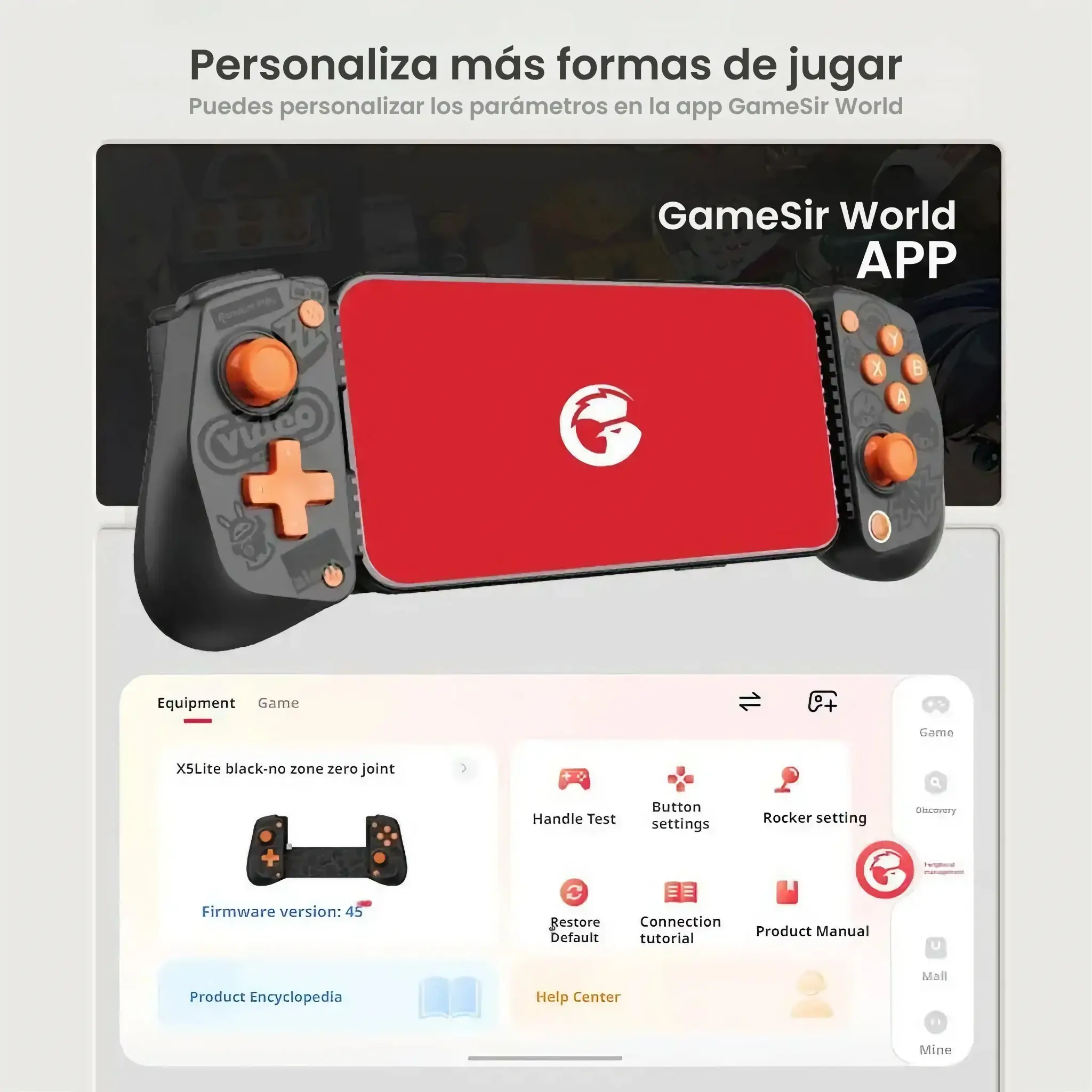 GameSir X5 Lite - Edición Zenless Zone Zero - Negro - Mando para Móvil y Tablet GameSir_X5_Lite_Edicion_Zenless_Zone_Zero.05 - GameSir X5 Lite - Edición Zenless Zone Zero - Negro | GameSir.es