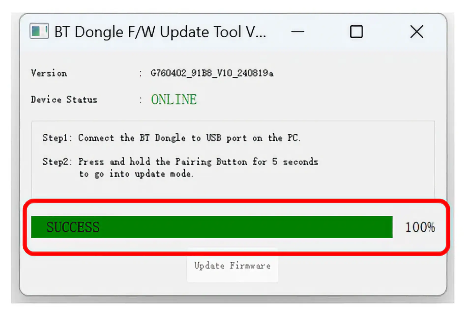 Tutorial: Cómo actualizar el firmware del dongle de Tarantula Pro Tutorial_Actualizar_Dongle_Tarantula_Pro.04 - Tutorial: Cómo actualizar el firmware del dongle de Tarantula Pro | GameSir.es
